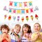 Hello Summer Banner, Colorful Ice Cream Sign Banner Bunting Garland Hanging Paper Kit for Hawaiian Tropical Luau Summer Beach Sweet Ice Cream Birthday Party Decorations Supplies